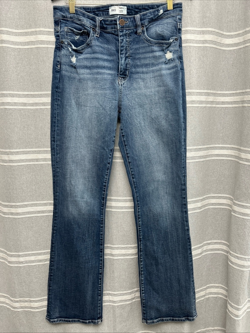 BKE Buckle Parker Universal Fit 32X32 High Rise Boot Cut  Stretch Jeans